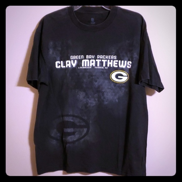 Greenbay packers clay Matthew's tshirt large - Picture 1 of 4